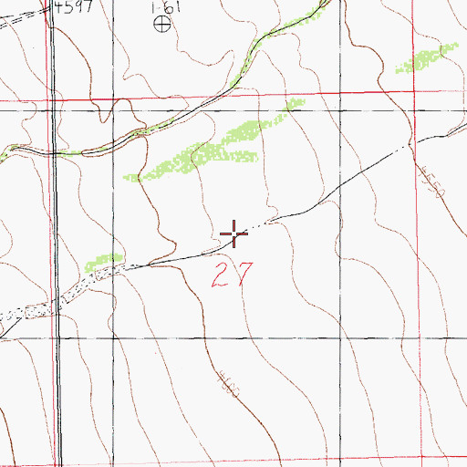 Topographic Map of Gillespie Creek, NM