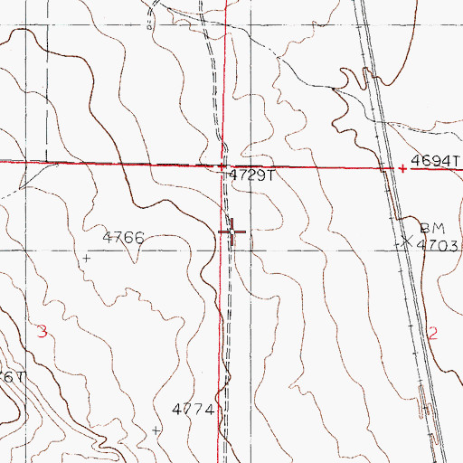 Topographic Map of Gilmore Well, NM