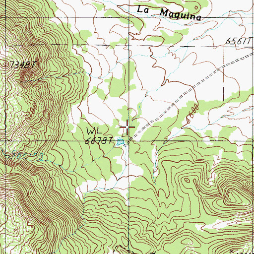 Topographic Map of Goat Camp, NM
