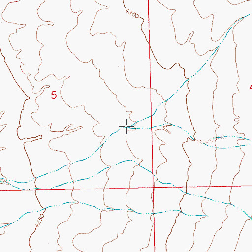 Topographic Map of Goat Canyon, NM