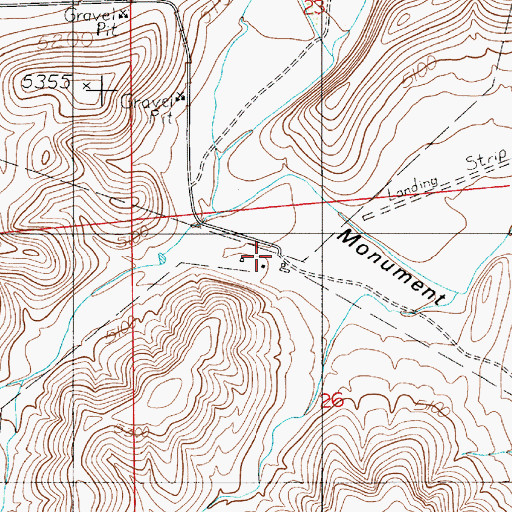 Topographic Map of Goodrum Ranch, NM