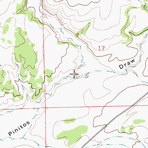 Topographic Map of Guillermo Canyon, NM