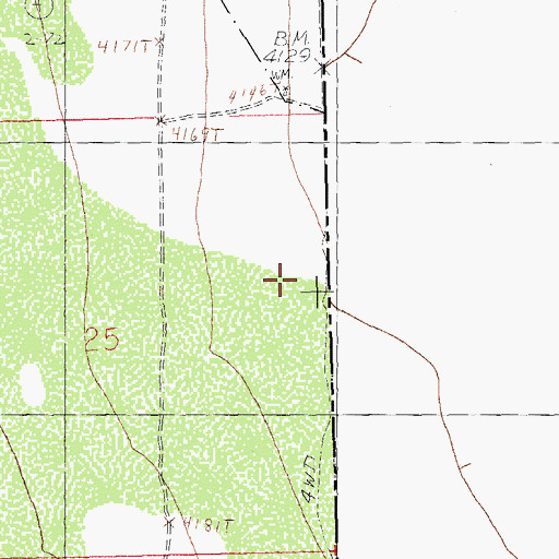 Topographic Map of Hachita Valley, NM