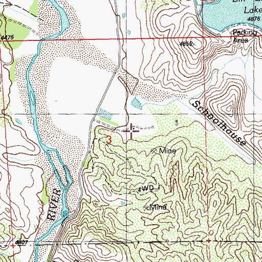 Topographic Map of Hap McCauley Ranch, NM