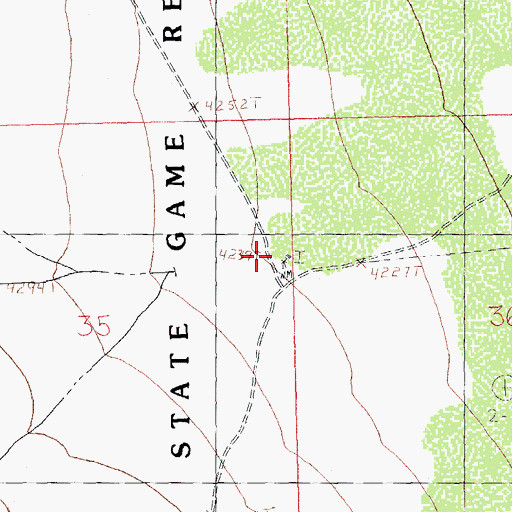 Topographic Map of Hatchet New Well, NM