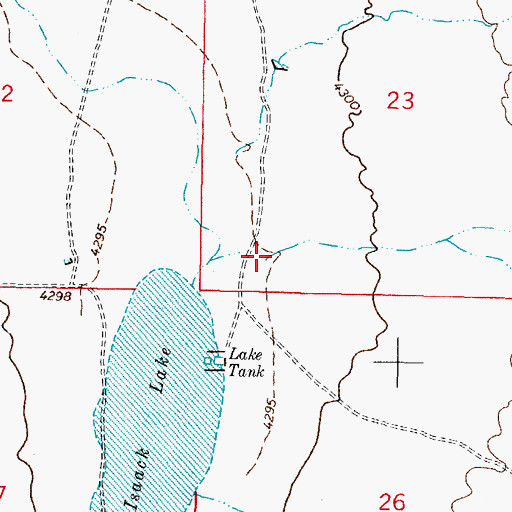 Topographic Map of Hawkeye Canyon, NM