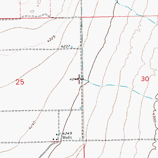 Topographic Map of Holtkamp Canyon, NM