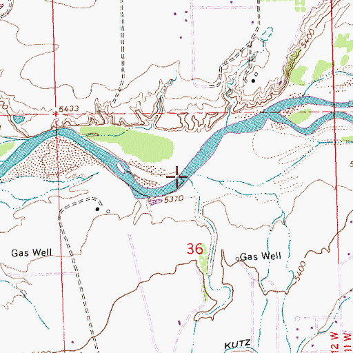 Topographic Map of Horn Canyon, NM