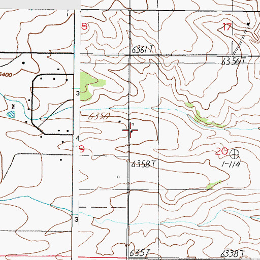 Topographic Map of Hornsby Ranch, NM