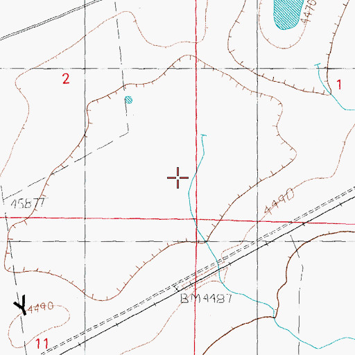 Topographic Map of Horse Canyon, NM