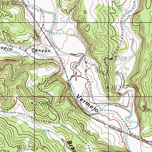 Topographic Map of Horse Ranch Camp, NM