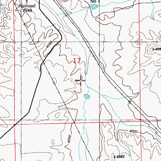 Topographic Map of Horseshoe Wash, NM
