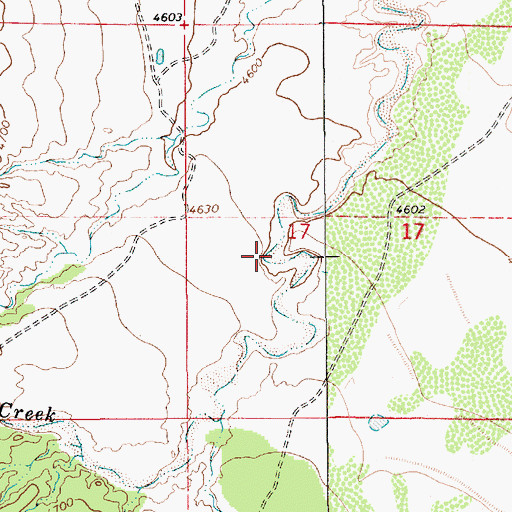 Topographic Map of Horton Canyon, NM