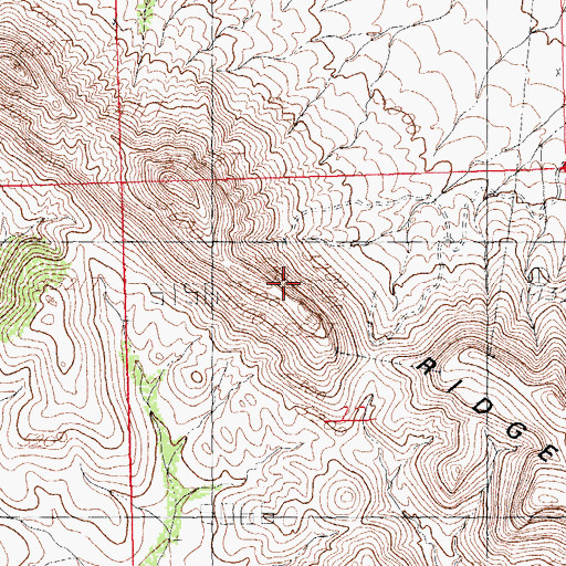 Topographic Map of Howells Ridge, NM