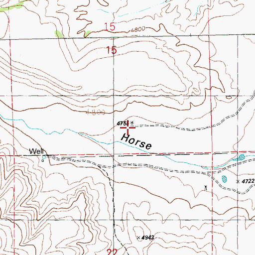 Topographic Map of Hunter Windmill, NM
