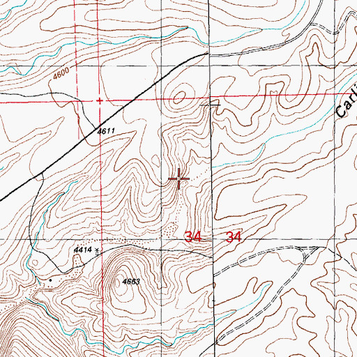 Topographic Map of Jack Steel Tank, NM