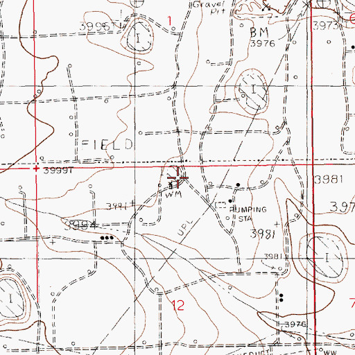 Topographic Map of Jenkins Windmill, NM