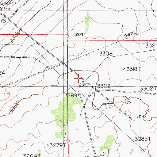 Topographic Map of Joe Lusk East Well, NM