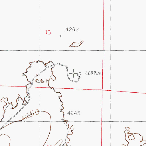 Topographic Map of Johnson Stockade, NM