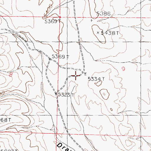 Topographic Map of Johnson Windmill, NM