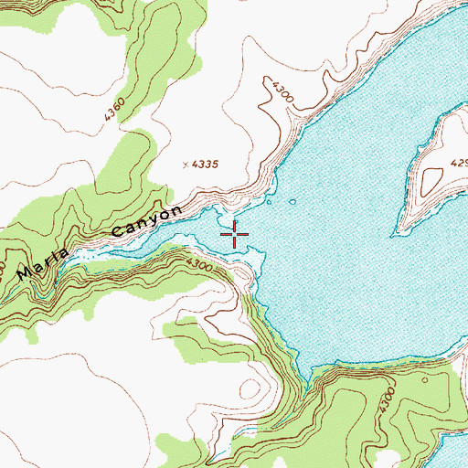 Topographic Map of Jose Maria Canyon, NM