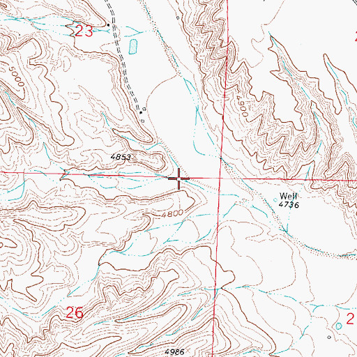 Topographic Map of Kelly Canyon, NM