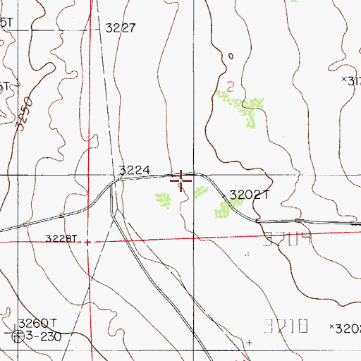Topographic Map of Kelly Polk Well, NM