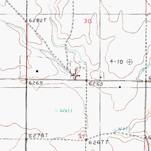 Topographic Map of King Bros Ranch, NM