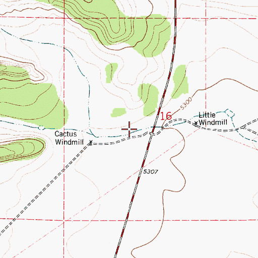 Topographic Map of Kipping Canyon, NM