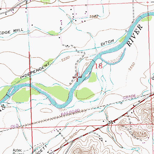 Topographic Map of Kochis Arroyo, NM
