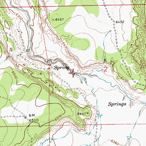 Topographic Map of La Draw, NM