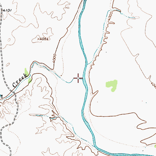 Topographic Map of La Manga Creek, NM