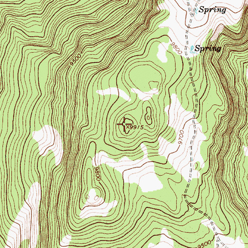 Topographic Map of La Mesa, NM
