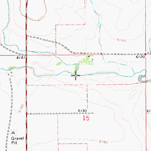Topographic Map of Lawrence Arroyo, NM