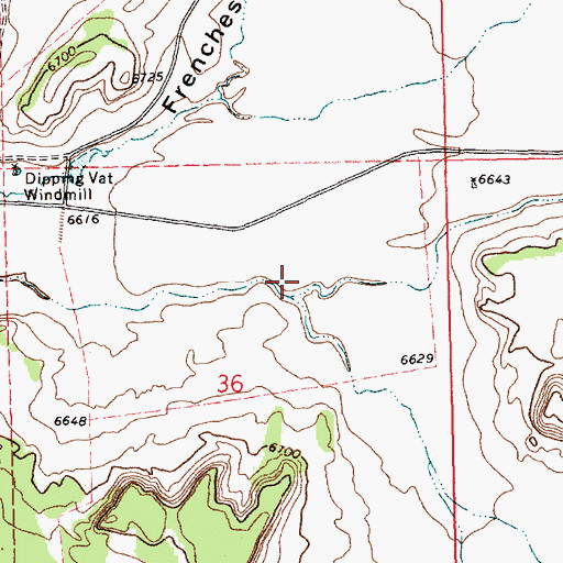 Topographic Map of Lee Draw, NM