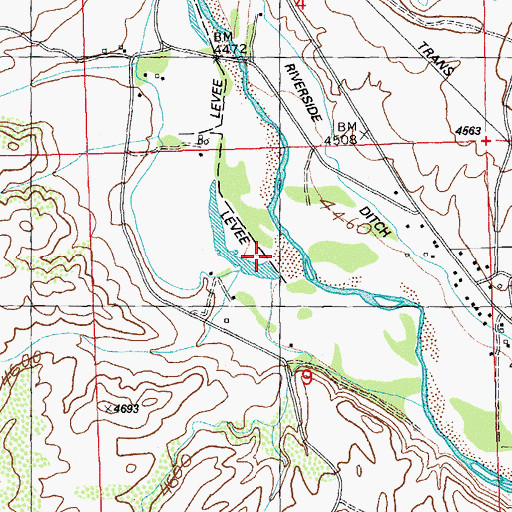 Topographic Map of Lobo Creek, NM