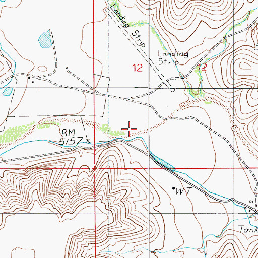 Topographic Map of Loco Canyon, NM