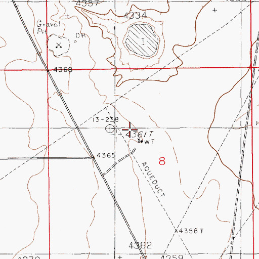 Topographic Map of Lone Well, NM