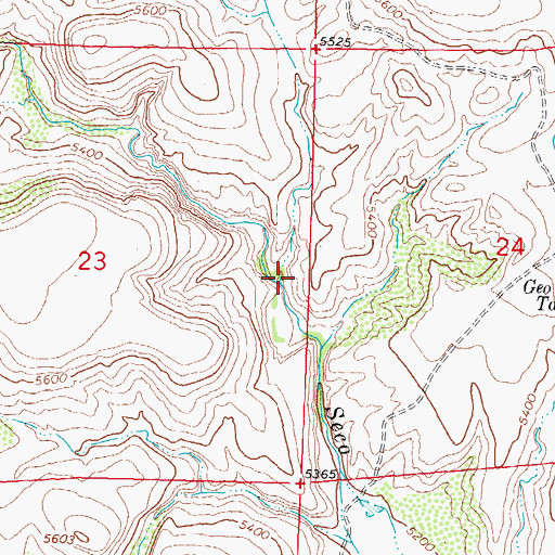 Topographic Map of Long Canyon, NM