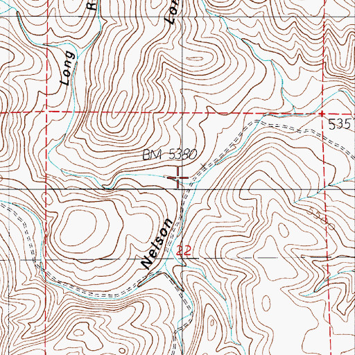 Topographic Map of Long Ridge Canyon, NM
