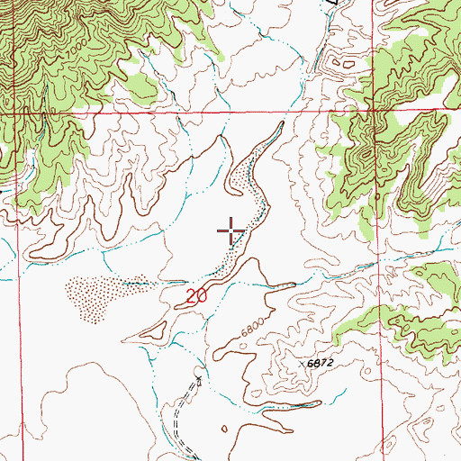 Topographic Map of Lopez Draw, NM