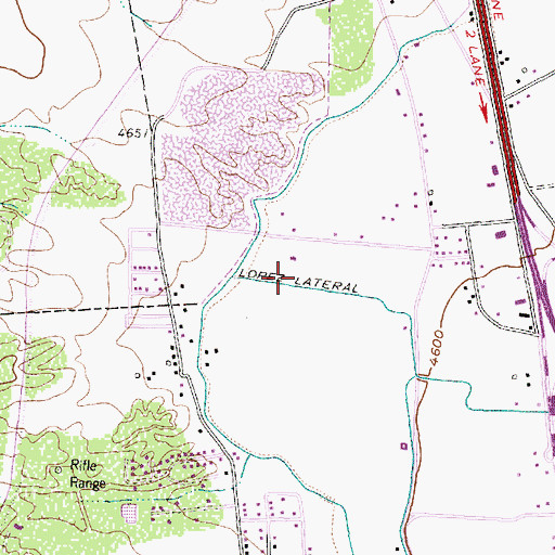 Topographic Map of Lopez Lateral, NM