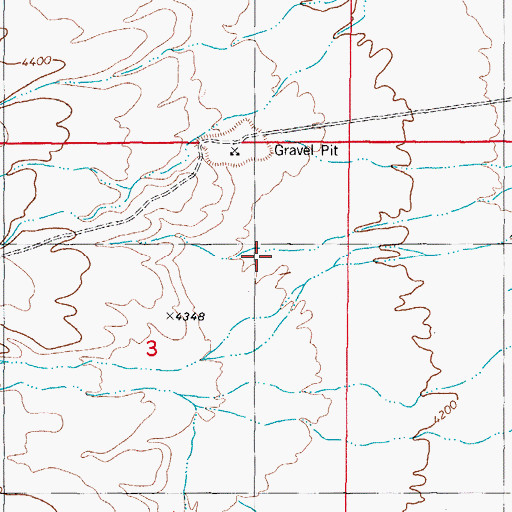 Topographic Map of Lost Man Canyon, NM