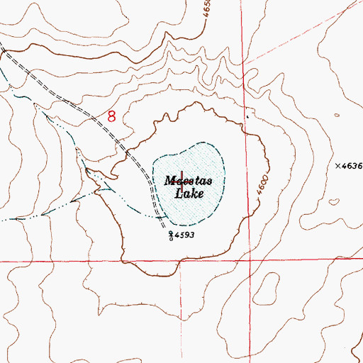 Topographic Map of Maestas Lake, NM