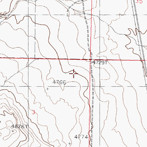 Topographic Map of Mares Windmill, NM
