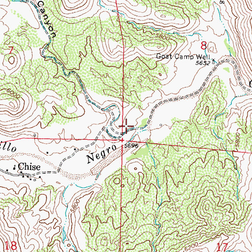 Topographic Map of Margarita Canyon, NM