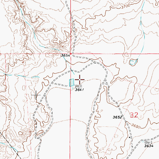 Topographic Map of Marley Draw, NM