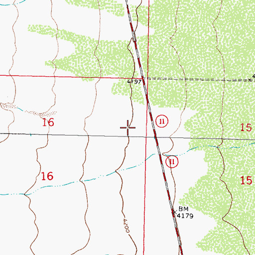Topographic Map of Mary Lee Draw, NM