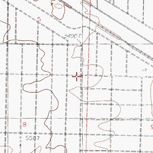 Topographic Map of Marys Windmill, NM