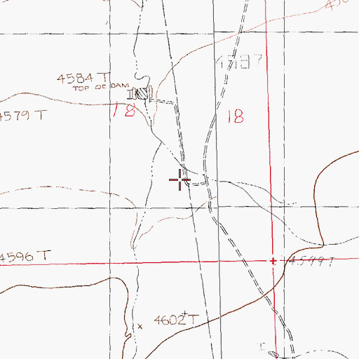Topographic Map of McDauw's Well, NM